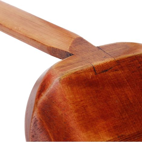 Cuillère à Nouilles en Bois de Qualité Alimentaire, Long Manche pour Soupe, Ramen et Fondue