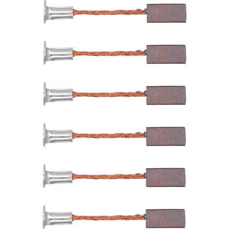 Lot de 6 balais de charbon pour moteur de voiture tout-terrain RC, 35 mm, pièce de rechange pour modèles 540 et 550