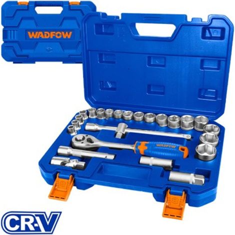 Juego de carraca 25 piezas 1/2" WADFOW (1/4)