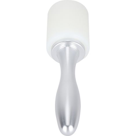 Marteau à sculpter le cuir en nylon, outil de maroquinerie fait main avec manche en bois (blanc) (1/5)