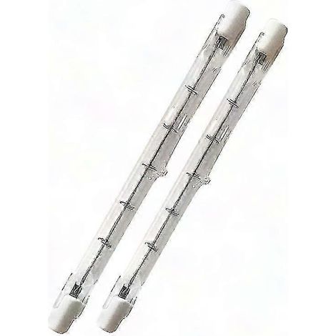 2 x 300W Halogenlampen R7s 118mm Dimmbare Sicherheitsfluter (1/3)