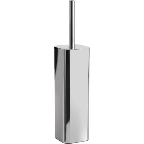 Scopino Wc Da Terra In Acciaio Inox Cromato  Tahiti