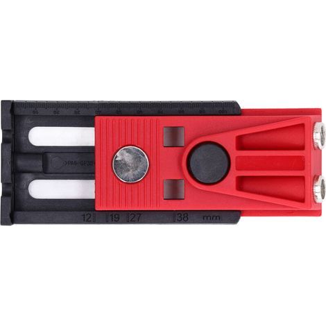 Guide de perçage oblique pour assemblage de poche, accessoire de positionnement précis pour menuiserie. (1/5)