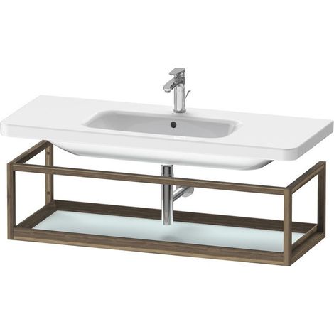 Etagère DURASTYLE 440x1140x300mm bleu clair matt/noyer massif