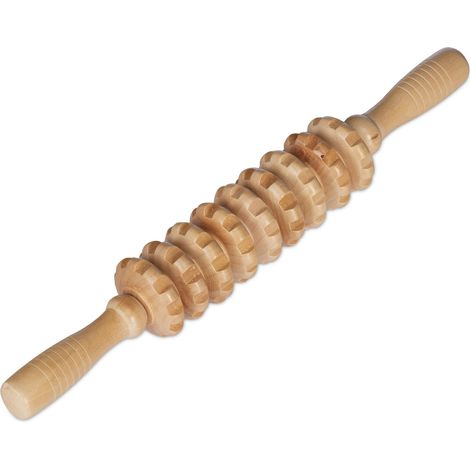 Rodillo de masaje de madera