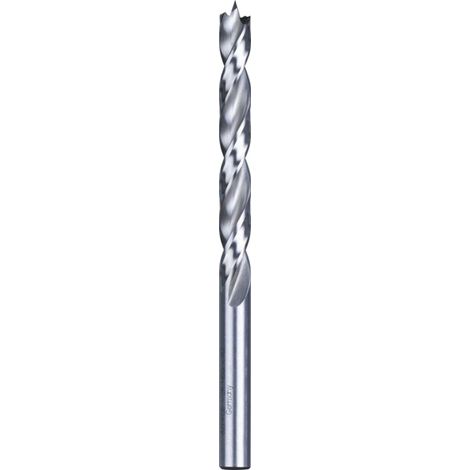 kwb Punta per legno duro Ø 8 mm con lunga durata, fori puliti, design a doppia terra e alta precisione (1/4)