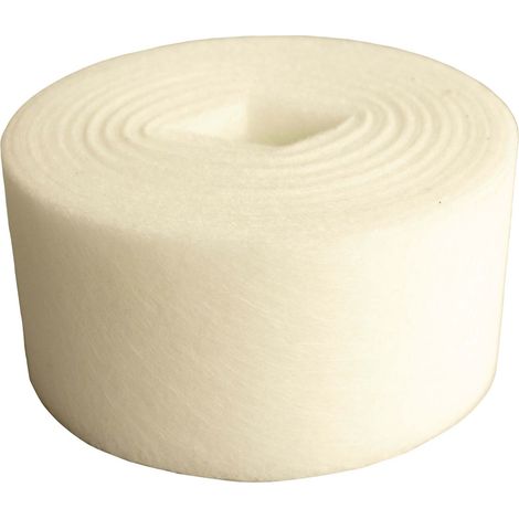 Dalsys Glasfaser Fugendeckstreifen Weiß, Fugenband, Glasfaserband, Bewehrungsstreifen zum Verspachteln von Gipskartonplatten, rissfest - 5cm x 25m 10 Stück
