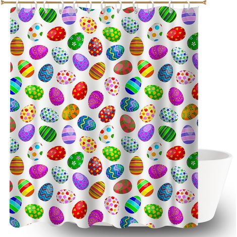 Rideau de bain en polyester 180x180 Évasion polyester pour salle de bain pour salle de bain avec douche à l’italienne (1/5)