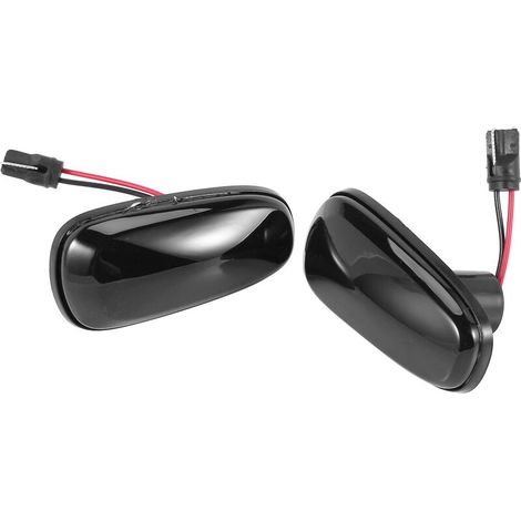 Luz de Señal Lateral LED para Opel Zafira A 99-05 G 98-09, 2 Piezas, Negro