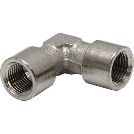 Codo Hembra-Hembra Latón Niquelado                                                     Rosca 1/8" (1/2)