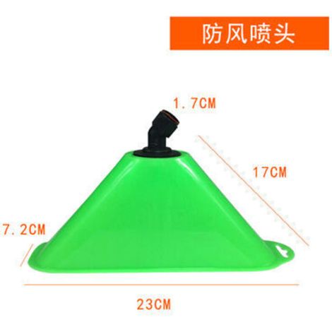 Couvercle de pulvérisat électrique coupe-vent, 2 pièces, couvercle de tête d'arrosage, accessoires de pulvérisation coupe-vent, pulvérisat en forme de corne, bouclier coupe-vent, buse de rés