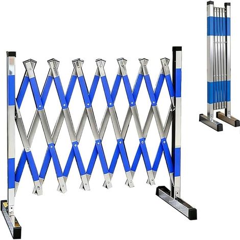 Barrière portable, barrière de sécurité, barrière mobile extensible (1/5)