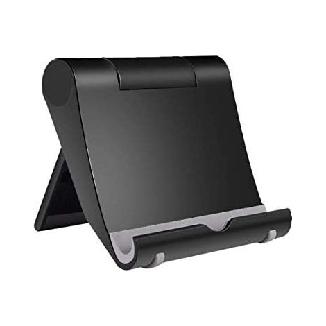 Lot de 2 supports de tablette réglables compatibles avec les tablettes Fire HD 8 HD 10, Fire 7, compatible avec Samsung Galaxy Tab A7, A8, S5e, compatible avec Kindle Paperwhite, support de
