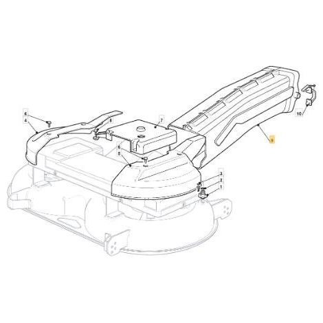 KIT TRANSPORTADOR DE SALIDA TC HE ORIGINAL STIGA - 382108019/0