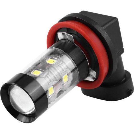 Ampoule Led H8 - 12 V-24 V - 50 W - 6000 K - Pour Phare Antibrouillard Voiture - 2 Pièces (1/5)