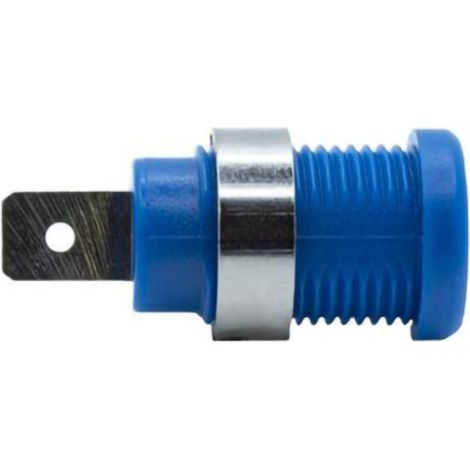 Mueller Electric BU-31610-6 Prise banane Femelle Ø de la broche: 6.4 mm bleu 1 pc(s)