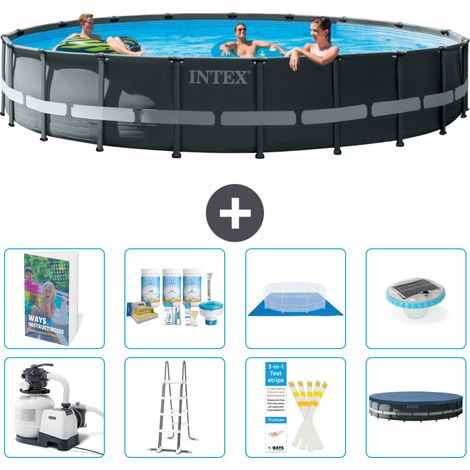 Intex Piscina Ultra XTR Rotonda - 610x122 cm - 9-pezzi  S576 (1/4)