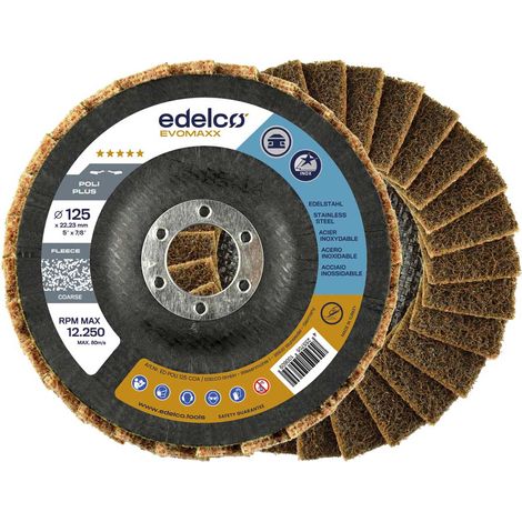 Schleifscheibe Edelco poli plus 1 grobkörnig 115 mm
