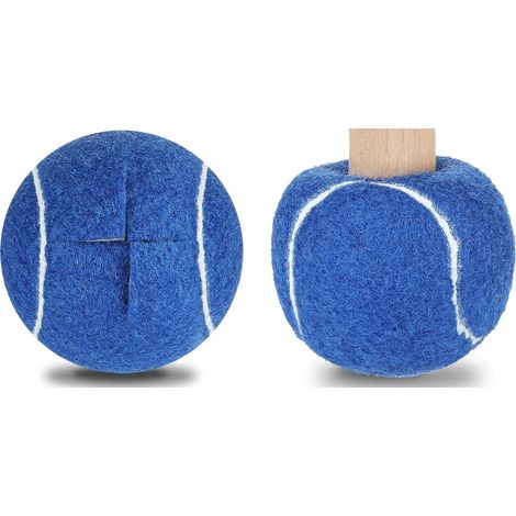 Großpackung Tennisbälle für Möbelbeine, Schoner für Stuhl- und Tischbeine (blau) [NX] (1/5)