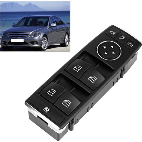 Power Master Fensterheberschalter kompatibel mit Mercedes C-Klasse W204 2049055402 A2128208310 (1/5)