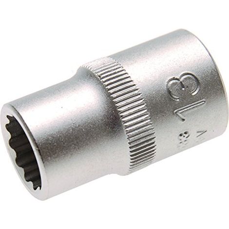 BGS Steckschlüssel-Einsatz Zwölfkant Antrieb Innenvierkant 12,5 mm (1/2") SW 13 mm - 10633