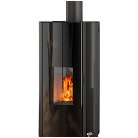 Estufa de pellets GODIN Estray 6Kw - Negro - 490328 (1/2)