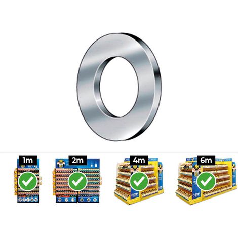 Boîte de 500 Rondelles Lisses CELO REF 125A 6mm ZINGUÉ (1/3)