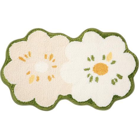 Ultra-absorbierende Badematte aus dicker und strapazierfähiger Mikrofaser, maschinenwaschbar, rutschfest, für Badezimmer, Schlafzimmer und Eingangsbereich (grün)/// (1/5)