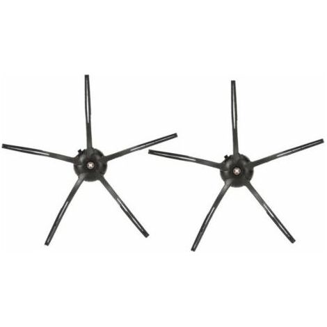 Accessoires pour aspirateurs robots Roborock S7, T7S/PLUS (4 brosses latérales triangulaires noires) (1/4)