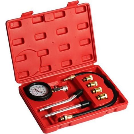Coffret Testeur Compression Auto Moto En Acier (1/3)