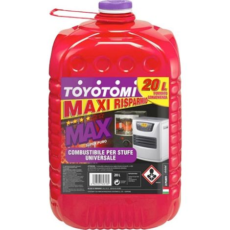 combustibile liquido "toyotomi max", 20 litri