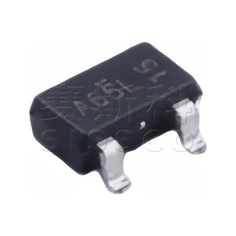 Original SOT-23 30V 3.6A AOS AO3406 A65LN channel MOSFET electronic components, 5 pieces per pack.