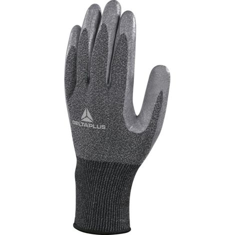 GANT TRICOT DELTA PLUS SOFTNOCUT - PAUME ENDUITE NITRILE GRIS - VECUT36GR0  T10