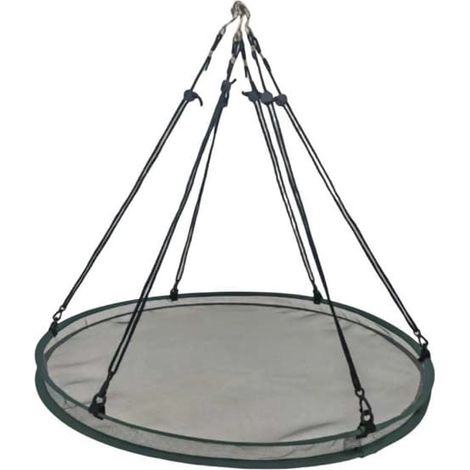Mangeoire d'extérieur en fibre de verre avec filet - Récupérateur de graines suspendu, attire les oiseaux sauvages dans votre jardin. (1/4)