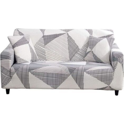 Housse de canapé extensible, housse de canapé trois places, housse de canapé universelle en tissu (1/5)
