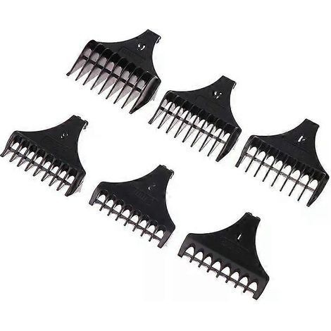 6-teiliges Set für T9 15/3/45/6/9/12 mm Profi-Trimmer-Aufsätze, Universalaufsätze, Friseur-Haarschneideführung (1/4)