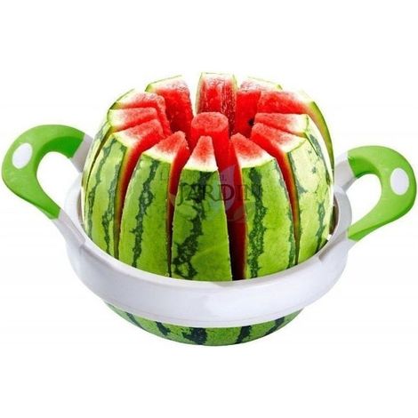 Coupe-pastèques et melons, 12 portions, Ø 28 cm  Coupe-fruits  Outil de cuisine professionnel (1/5)