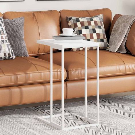 Table d'appoint-Table basse-Table Salon Blanc 40x30x59 cm Bois d'ingénierie 231285 (1/5)
