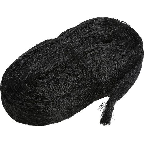 Filet anti-oiseaux avec 50 attaches de câble, filet de jardin en nylon, filet anti-oiseaux et anti-insectes pour légumes et fruits, noir (1/5)
