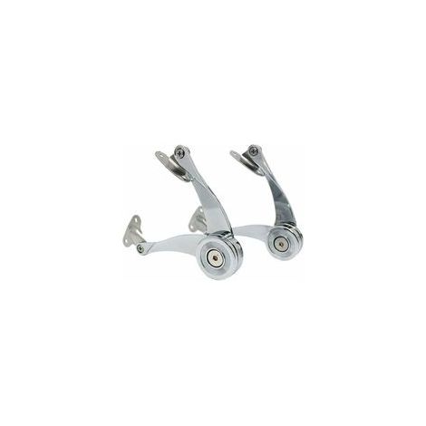 2pcs Meuble Armoire Meuble Porte Ascenseur - Pliant Couvercle Support Charnière Tampon Amortisseur 75 ° / 90 ° / 100 °-Fei Yu (1/4)