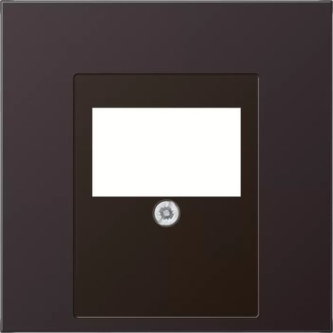 Jung Abdeckung für TAE-Anschlussdosen, 1fach, Aluminium lackiert, Serie LS, dark AL 2969 T D