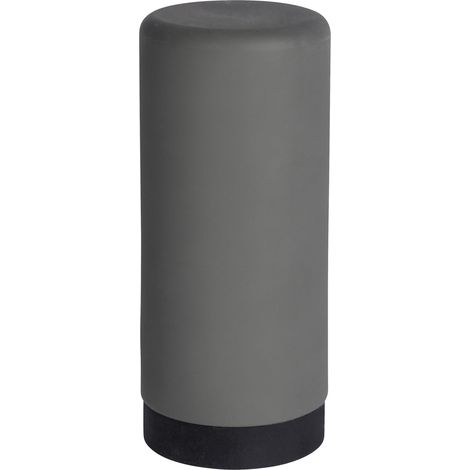 WENKO Easy Squeez-e, distributore di detersivo per piatti, riutilizzabile e facile da ricaricare, capacità 250 ml, in silicone, Ø6x14 cm, colore grigio (1/5)