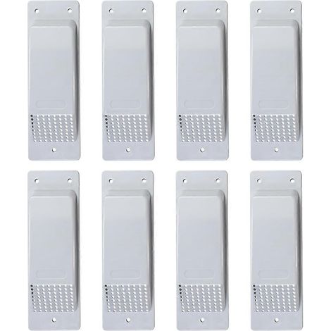 Kit de ventilation pour conteneurs (lot de 8) gris clair réduisant la chaleur et l'humidité. (1/5)