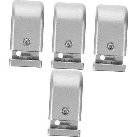 4 pièces guide de sol pour porte coulissante, réglable (1/5)