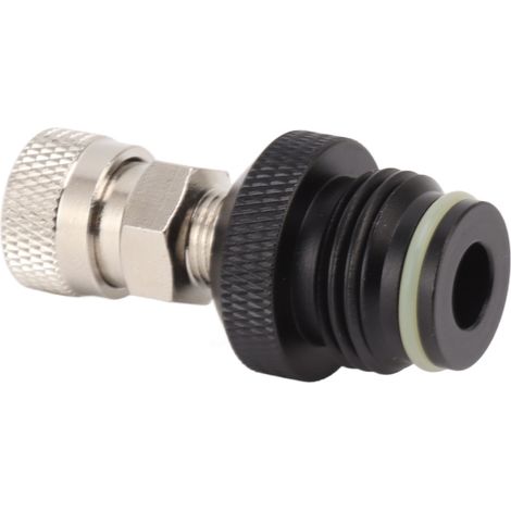 Conector para cilindro de CO2, estanco, fabricado en aleación de aluminio y acero inoxidable, conector rápido de 8 mm, BSP G1/2 14, acoplamiento rápido para manguera. (1/5)