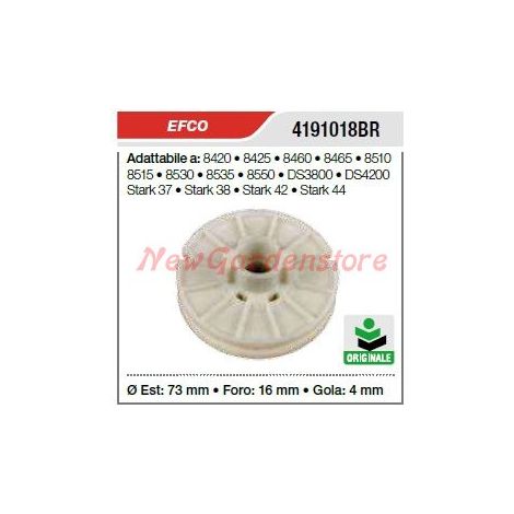 Puleggia avviamento EFCO decespugliatore 8420 8425 8460 8465 8510 4191018BR