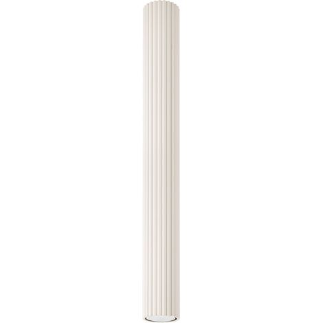 Deckenlampe Aluminium D: 6,5 cm rund Aufputz Creme GU10 Modern Spot Lampe Decke Deckenspot (1/5)