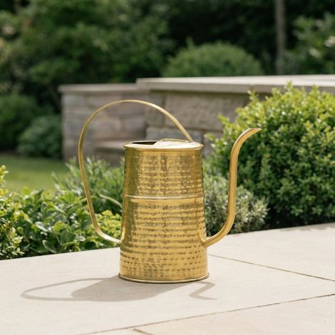 Polished Gold Copper Watering Can (1/2)