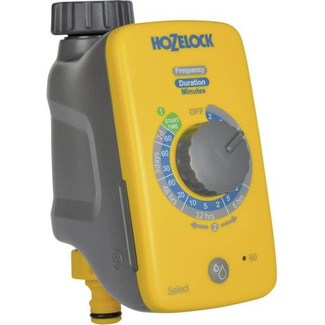 Hozelock Select timer per irrigazione gialla e grigia