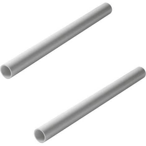Lot de 2 Tubes PVC blanc NF Ø32 mm - 2 mètres - Nicoll